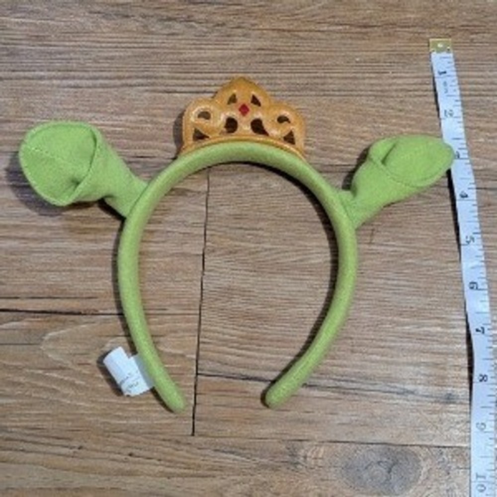 Vintage Universal Studios Shrek 4-D Princess Fiona Ogre Ears Tiara Headband 2004